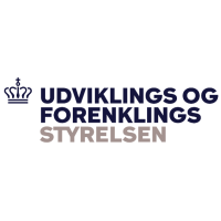 Logo: Udviklings- og Forenklingsstyrelsen